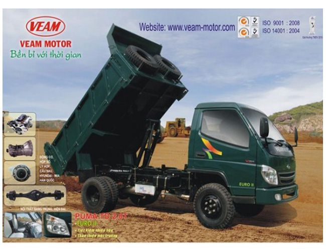 Veam puma 1.99 tan, veam puma 1.9 tấn, veam puma 1.99 tấn, veam puma 2t,