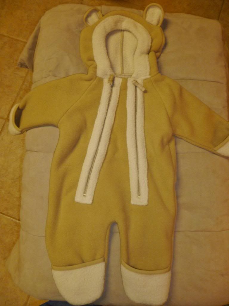 New LLBean Sherpa Fleece Coverall Natural Color Size 3-6 m New LLBean Sherpa Fleece Coverall Natural Color Size 3-6 m