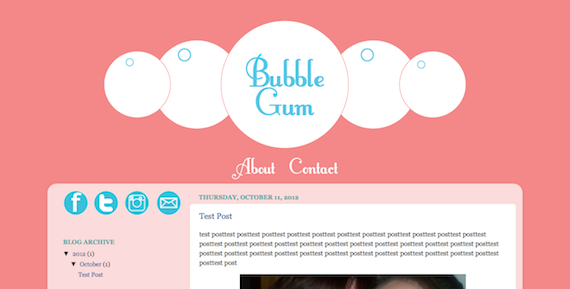Bubble Gum Template