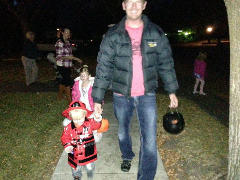 dad and j trickortreat
