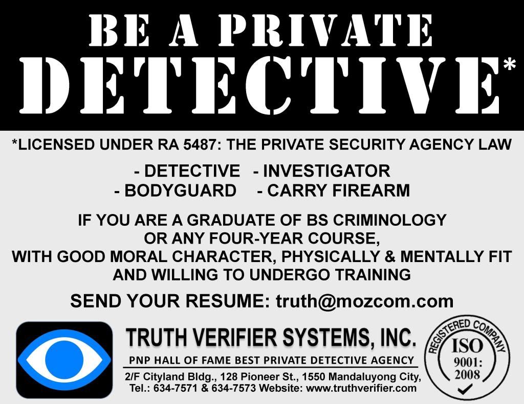 Be a private detective