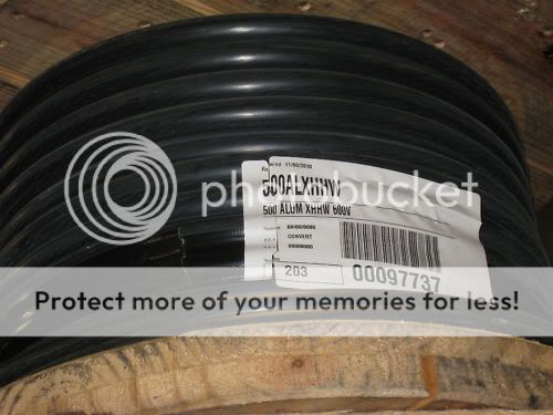  MCM Aluminum 500MCM Building Wire Cable XHHW THHN THWN Wet Dry in Pipe