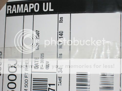 1000 Ramapo Triplex Aluminum URD 2 2 2 Cable #2 Burial  